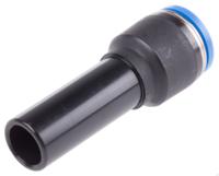 qs-12h-10 Festo QS Series Reducer Nipple, Push In 12 mm to Push In 10 mm, Tube-to-Tube Connection Style, 153044