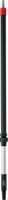 297152 Vikan Black Anodised Aluminium, Polypropylene Telescopic Brush Handle, 1.06 → 1.6m, for use with Vikan Water Brushes