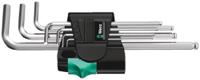 05022181001 Wera 7 piece L Shape Metric, 1 x 1.5x90 mm, 1 x 2.0x100 mm, 1 x 2.5x112 mm, 1 x 3.0x126 mm, 1 x 4.0x140 mm, 1 x 5.0x160