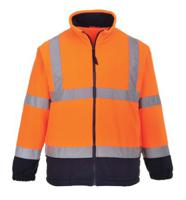 918-6055 Portwest Navy/Orange Men Hi Vis Fleece, XXL