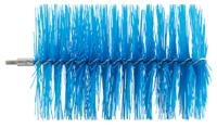 53943 Vikan Medium Bristle Blue Scrub Brush, 56mm bristle length, Polyester, Polypropylene, Stainless Steel bristle material
