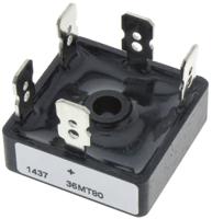 vs-36mt80 Vishay Bridge Rectifier, 35A, 800V, 3-phase, 5-Pin