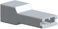 171706-1 TE Connectivity, FASTON .250 AMPIP 1 Way Nylon Crimp Terminal Housing, Natural