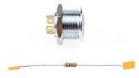 175-8735 RS PRO Illuminated Push Button Switch, Momentary, Panel Mount, 16mm Cutout, SPST, Blue LED, 36V dc, IP67
