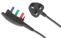 flk-166x-mtc-uk Fluke FLK-166X-MTC-UK Heavy Duty Main Cord, For Use With Fluke 1660 Series
