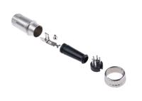 491-021 RS PRO 5 Pole Din Plug, 4A, 100 V ac, Bayonet, Male, Cable Mount