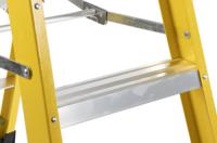 553-816 RS PRO Fibreglass 5 steps Step Ladder, 1.33m platform height