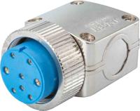 0429-540-06 Jaeger Circular Connector, 6 Contacts, Cable, Standard Connector, Female, IP50, IP54