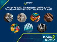 30622962 Bostik Born2Bond Flex 2K Cyanoacrylate 50 g, Transparent