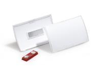 821419 Durable Transparent Name Badge