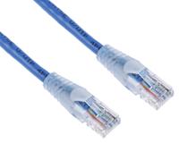 557-509 RS PRO, 10m Cat5e, Blue RJ45 to Male RJ45 Male, U/UTP Unshielded, Terminated PVC Sheath