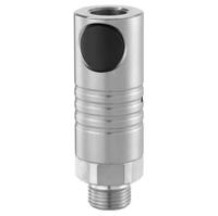 csm-111153 PREVOST Stainless Steel Male Pneumatic Quick Connect Coupling, G 1/2 Male Threaded