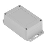 192-0726 RS PRO Grey Polycarbonate Enclosure, IP68, IK07, Flanged, Grey Lid, 105 x 70 x 40mm