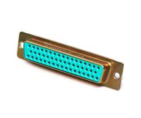 m243082-5f Amphenol India M24308 50 Way Panel Mount D-sub Connector Socket, 2.77mm Pitch, with 4-40 Screw Locks