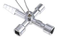 00-11-04 Knipex Diecast Zinc 10-way Control Cabinet Key