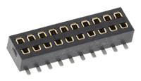 m50-3151042 HARWIN Straight Surface Mount PCB Socket, 20-Contact, 2-Row, 1.27mm Pitch, Solder Termination