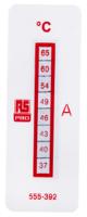 555-392 RS PRO Non-Reversible Temperature Sensitive Label, 37°C to 65°C, 8 Levels