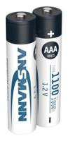 5035222 Ansmann NiMH Rechargeable AAA Battery, 1.1Ah, 1.2V