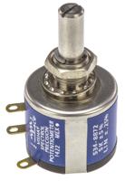 534b1502jc8872 Vishay 534 5kΩ Rotary Potentiometer 10-Turns 1-Gang Panel Mount, 534B1502JC8872