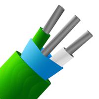 611-7895 RS PRO Type K Thermocouple Cable/Wire, 100m, Screened, PVC Mylar Insulation, +105°C Max, 7/0.2mm