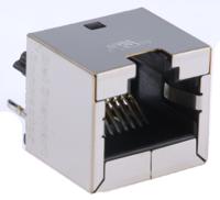 ss-60300-016 Bel-Stewart SS-60300 Series Female RJ45 Connector, Through Hole, Cat6a Straight 8P8C -Way