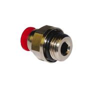 c02251238 Norgren, G 3/8 Male to Push In 12 mm, Threaded-to-Tube Connection Style
