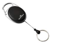 819801 Durable Black Metal, Plastic Badge Reel With Badge Reel