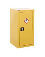 440-915 RS PRO Yellow Steel Lockable 1 Door Hazardous Substance Cabinet, 900mm x 460mm x 460mm