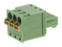 1851054 Phoenix Contact, 3.81mm Pitch, FK-MCP 1.5/ 3-ST-3.81, 3 Way, , Pluggable Terminal Block, Plug, Cable Mount, Spring Cage