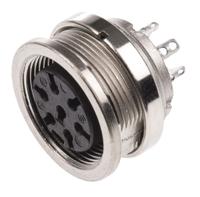c091-31n007-1002 Amphenol C 091 D Series, 7 Pole Din Socket Socket, 5A, 300 V ac/dc IP67