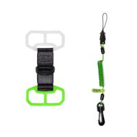 101700 Never Let Go Phone Accessory, Hands Free Kit, Green/White