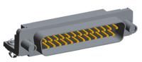 5747842-6 TE Connectivity Amplimite HD-20 25 Way Right Angle Through Hole D-sub Connector Plug, 2.76mm Pitch, with 4-40 UNC