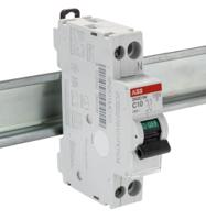 2css275101r0104-sn201-m-c10 ABB SN201 MCB, 1P, 10A Curve C, 230V AC, 10 kA Breaking Capacity