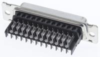 1-745495-8 TE Connectivity Amplimite HDE-20 25 Way Cable Mount D-sub Connector Socket, 2.76mm Pitch