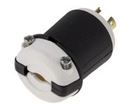 817-9375 RS PRO USA Mains Plug, 20A Black, Cable Mount Nylon Quick Connect, 250 V