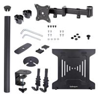 a-laptop-desk-mount StarTech.com Desk & Grommet Clamp Mounting Monitor and Laptop Mount for 1 x Screen, 34in Screen Size