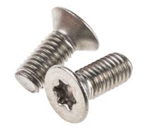 262-5768 RS PRO Hexalobular Recess M5 Countersunk A2 304 Stainless Steel Machine Screw ISO 14581 M5 x 12mm