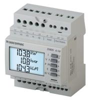 48250400 Socomec 1, 3 Phase Backlit LCD Energy Meter
