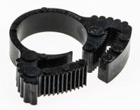 291-650 RS PRO Nylon  Snap Grip Hose Clamp, 7.1mm Band Width, 15 → 17.8mm ID