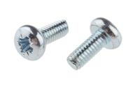 560-552 RS PRO Pozi M2.5 Pan Steel Machine Screws DIN 7985 x 6.0mm