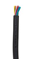 236-9220 RS PRO Multi-Core Industrial Cable, 12 Cores, 0.5 mm², Unscreened, 25 m, Black Polyvinyl Chloride Sheath