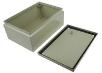 122-030 RS PRO Grey Steel Junction Box, IP66, 300 x 200 x 120mm