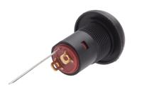 820-7555 RS PRO Illuminated Miniature Push Button Switch, Latching, PCB, 13.6mm Cutout, SPST, White LED, 30V dc, IP67
