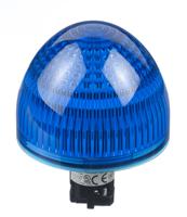 hw1p-5q4s Idec, HW, Flush Mount Blue LED Pilot Light Complete, 22mm Cutout, IP65, Dome, 24V ac/dc