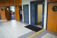 quercy9015002 ID Group Grey Floor Protection Polypropylene Mat, Scraped Finish 150cm x 900mm x 8mm