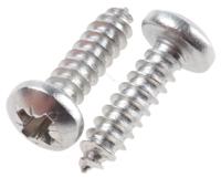 797-6134 RS PRO Plain Stainless Steel Pan Head Self Tapping Screw, N°8 x 5/8in Long 16mm Long