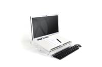 bnefdesk630n Bakker Elkhuizen White Desktop Document Holder Document Holder
