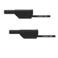 rs-vsfk-8500-1-100-sw Schutzinger Test lead, 16A, 1kV, Black, 100cm Lead Length