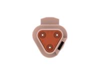 dt04-3p-tn09 TE Connectivity, DT04-3P Automotive Connector Plug Brown Cable 3 Way, Cable Termination DT04-3P-TN09