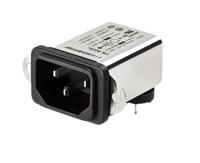 fn9226-6-06 Schaffner 6A, 250 V ac Panel Mount IEC Inlet Filter FN9226-6-06, Faston